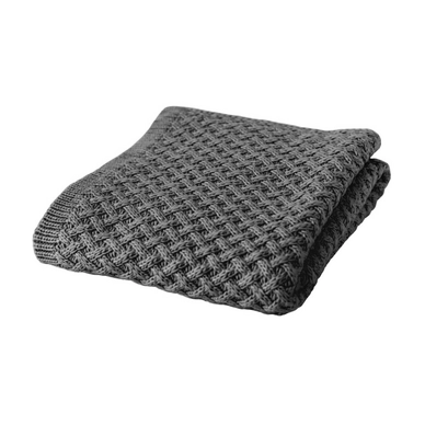 Plaid Margaret Muir Lattice Throw Grey (130 x 150 cm)
