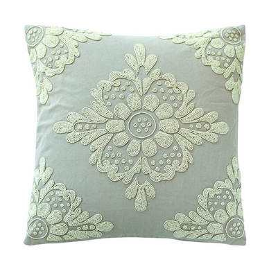 Sierkussen Margaret Muir Loretta Beads L.Grey (45 x 45 cm)