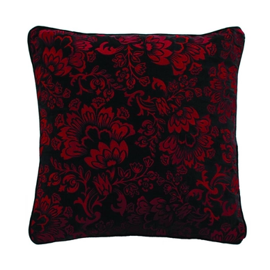 Sierkussen Margaret Muir Oriental Flower Red (45 x 45 cm)