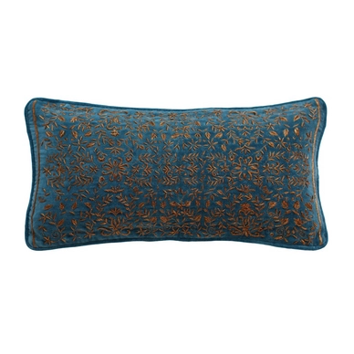 Sierkussen Margaret Muir Aqua Blue (30 x 60 cm)