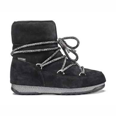 Moon Boot Femme Low Suede WP Black