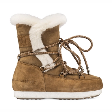Moon Boot Fille Far Side High Shearling Whiskey
