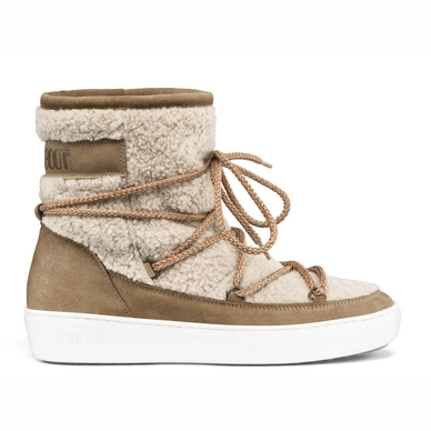 Moon Boot Femme Pulse Mid Wool Sand Off White