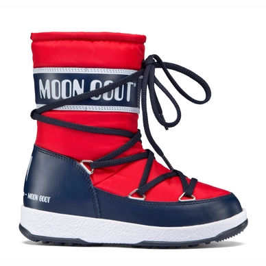 Moon Boot Junior Sport Mid Red Navy