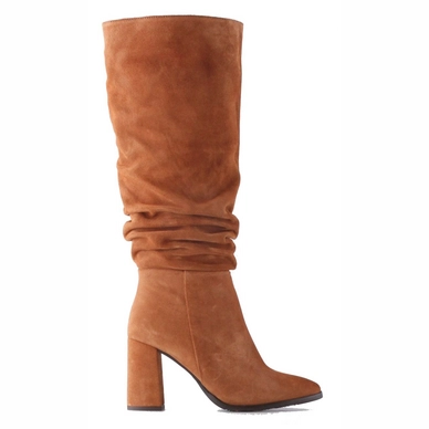 Bottes Cavalier Franco Sarto Femme - Genou, Cuir Brun, Taille 6 US - Neuf Sans Emballage