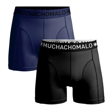 Boxer-Shorts Muchachomalo Microfiber Black Navy Herren (2er Set)