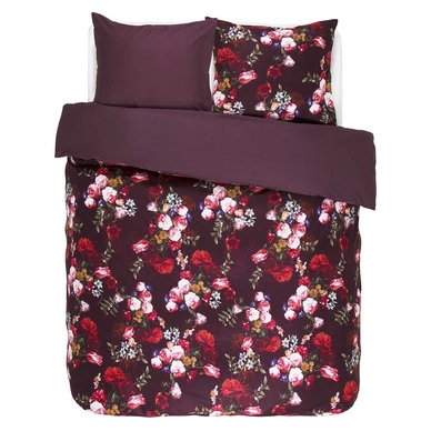Taies d'oreiller Essenza Miros Red Satin de Coton (50 x 75 cm)