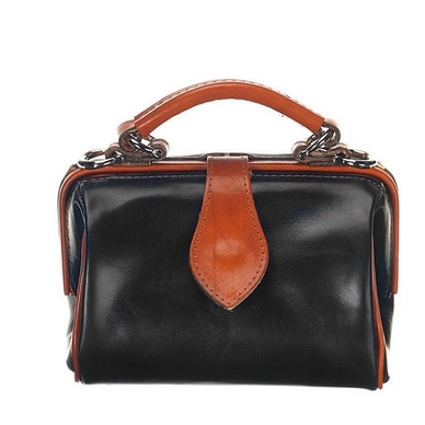 Miss Doctor 0563 Zwart B1 _ Cognac B5 Front