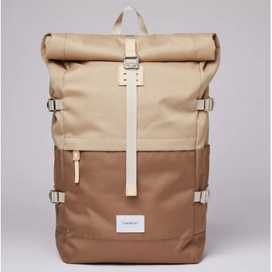 Rugzak Sandqvist Ilon Multi Brown With Natural Leather