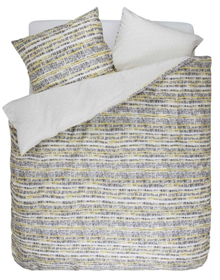 Taies d'oreiller Esprit Musu Mustard Satin de Coton (65 x 65 cm)