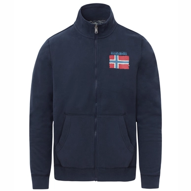 Fleecejacke Napapijri Balys Full Blu Marine Herren
