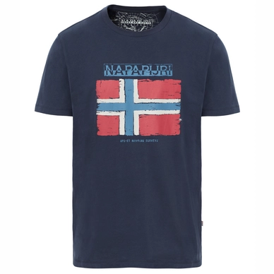 T-Shirt Napapijri Mens Sadrin Blu Marine