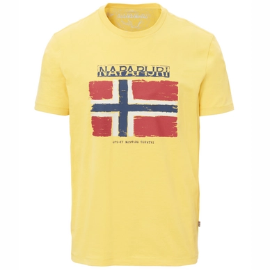 T-Shirt Napapijri Mens Sadrin Spark Yellow