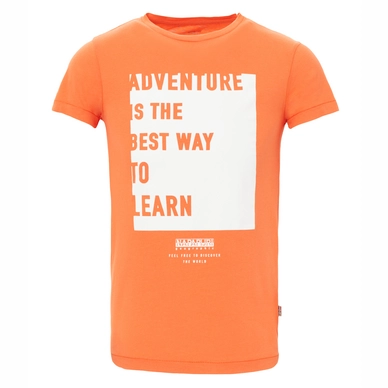 T-Shirt Napapijri Sarlyk Spark Orange Kinder