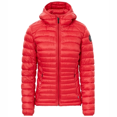 Winter Jacket Napapijri Women Aerons Hood Pop Red