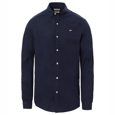 Hemd Napapijri Gaman Blu Marine Herren