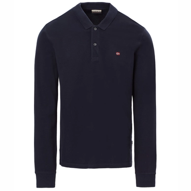 Polo Shirt Napapijri Men Erthow Logo Blu Marine