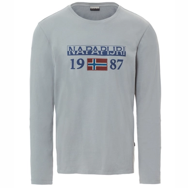 T-shirt Napapijri Men Solin Med Grey Solid
