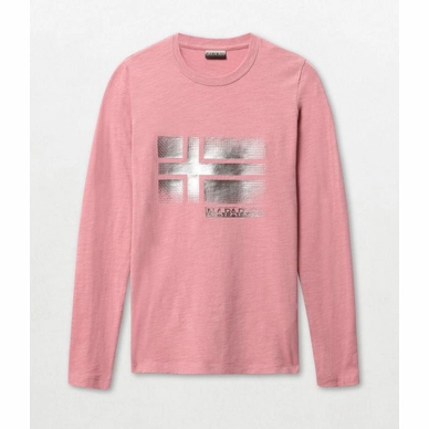 Longsleeve Napapijri Sra Pink Blush Damen