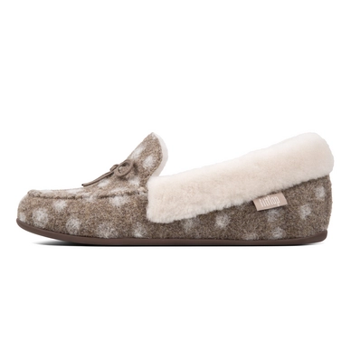 FitFlop Clara™ Moccasin Dots Taupe