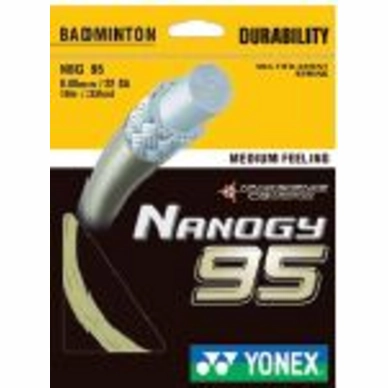Badmintonsnaar Yonex Nanogy 95 Silver (0.69mm/200m)