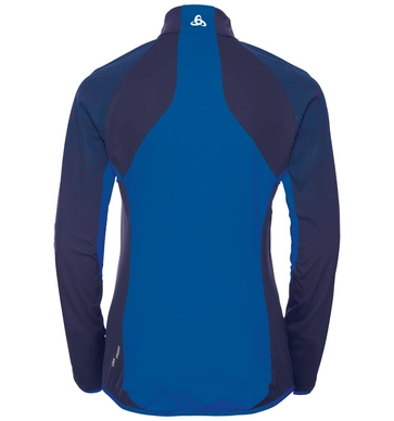 Jas Odlo Stryn Print Women Peacoat Lapis Blue