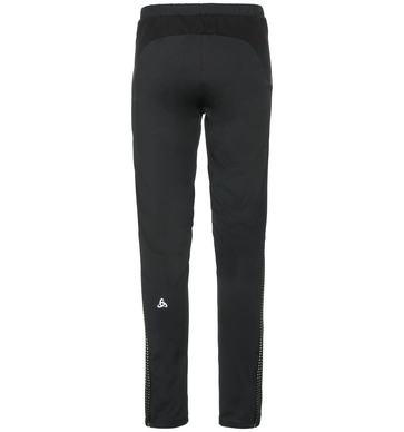 Trainingsbroek Odlo Stryn Print Men Black Safety Yellow