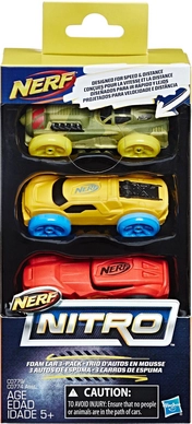Nerf Nitro Foam Car: 3-Pack