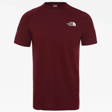 T-Shirt The North Face Mens SS North Face Tee Deep Garnet Red