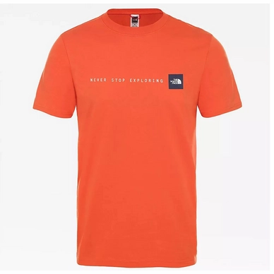 T-Shirt The North Face Mens SS NSE Tee Papaya Orange