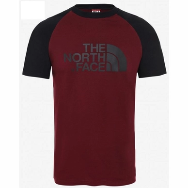 T-Shirt The North Face Mens SS Raglan Easy Tee Deep Garnet Red