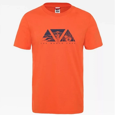 T-Shirt The North Face SS Flash Tee Papaya Orange Herren
