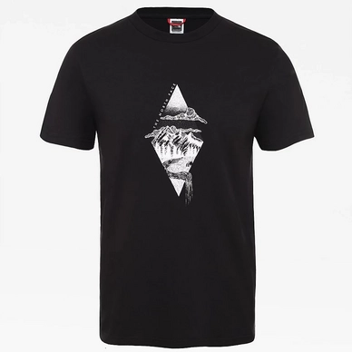 T-Shirt The North Face Mens SS Flash Tee TNF Black TNF White