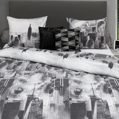 Dekbedovertrek Refined Night Sky Grey Flanel