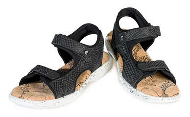 Sandaal Panama Jack Nilo Snake B8 Napa Negro Black