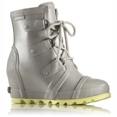 Sorel Women Joan Rain Wedge Dove Sea Salt