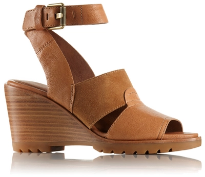Sorel Women After Hours Sandal Camel Brown