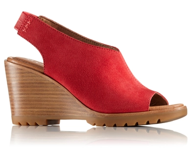 Sorel Women After Hours Slingback Bright Red