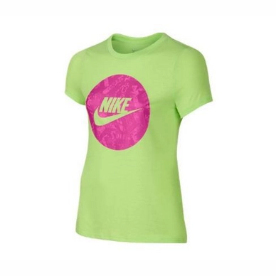 Tennisshirt Nike Girls Legacy Swoosh Fill 2 Green