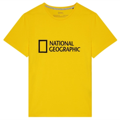 T-Shirt National Geographic Men Logo Lemon Chrome