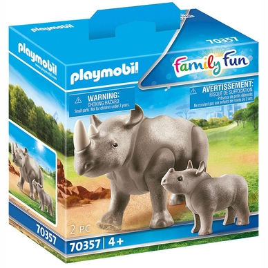 Playmobil City Life Nashorn mit Baby 70357