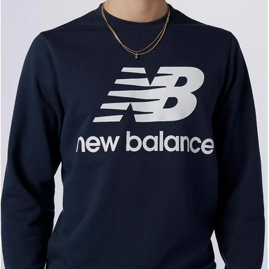 New Balance Men Essentials Stacked Logo Crew Top ECLipse_3