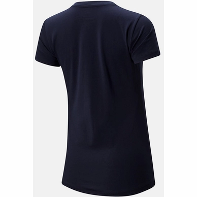New Balance Women Essentials Stacked Logo T-Shirt Eclipse_2