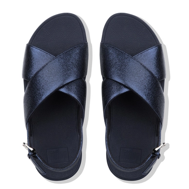 Sandaal FitFlop Lulu™ Molten Metal Sandals Meteor Blue