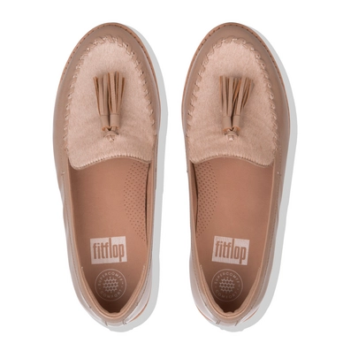 FitFlop Paige™ Faux-Pony Moccasin Taupe