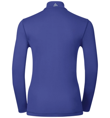 Vest Odlo Womens Midlayer Full Zip Alagna Spectrum Blue
