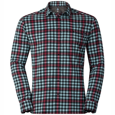 Shirt Odlo Mens Fairview Nile Blue Black Chinese