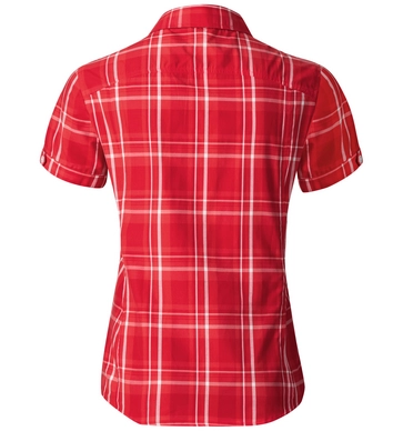 Blouse Odlo Womens Blouse Anmore Bittersweet Chinese Red White Check