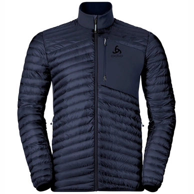 Jacke Odlo Midlayer Full Zip Helium Cocoon Peacoat Herren