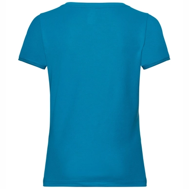 T-Shirt Odlo Women BL Top Crew Neck SS Kumano F-Dry Blue Jewel